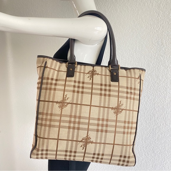 Burberry check large canvas tote - Picture 13 of 13